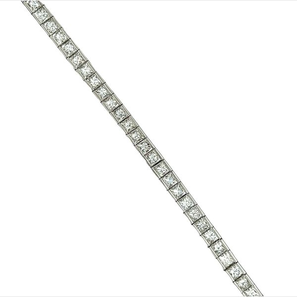 Estate Platinum Diamond Tennis Bracelet Image 2 Toner Jewelers Overland Park, KS