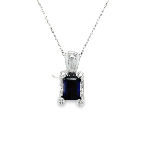 Estate 14k White Gold Amethyst Pendant Toner Jewelers Overland Park, KS