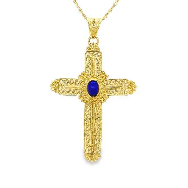 Estate 18kYellow Gold Filigree Cross Toner Jewelers Overland Park, KS