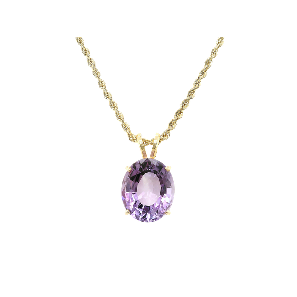 14k Yellow Gold Estate Amethyst Pendant Toner Jewelers Overland Park, KS