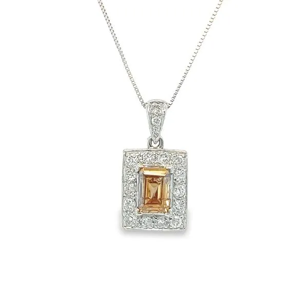 Estate 14k White Gold Diamond Pendant Toner Jewelers Overland Park, KS