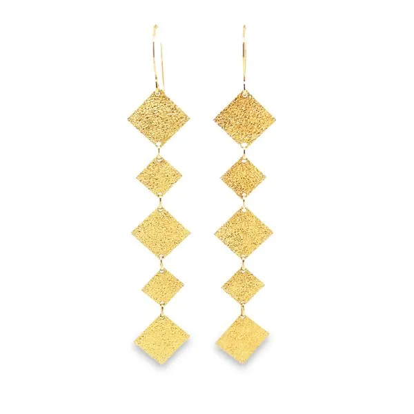 Estate 18k Yellow Gold Dangle Earrings Toner Jewelers Overland Park, KS
