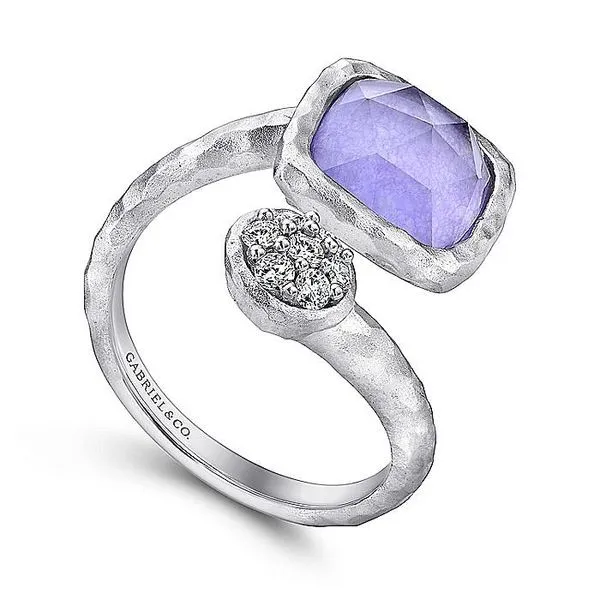 Gabriel & Co. Silver Wrap Ring Image 3 Toner Jewelers Overland Park, KS