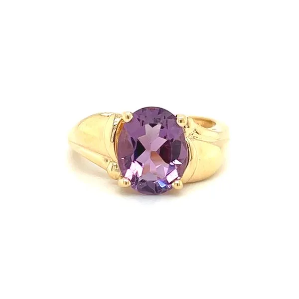 Estate 14 Karat Yellow Gold Amethyst Ring Toner Jewelers Overland Park, KS