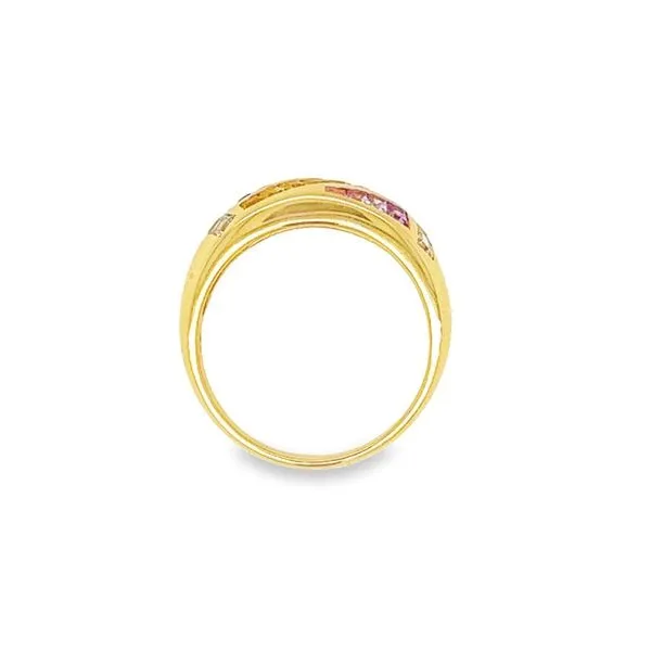 Estate 18 Karat Yellow Gold Sapphire Ring Image 3 Toner Jewelers Overland Park, KS