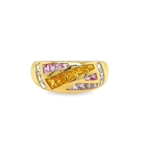 Estate 18 Karat Yellow Gold Sapphire Ring Toner Jewelers Overland Park, KS
