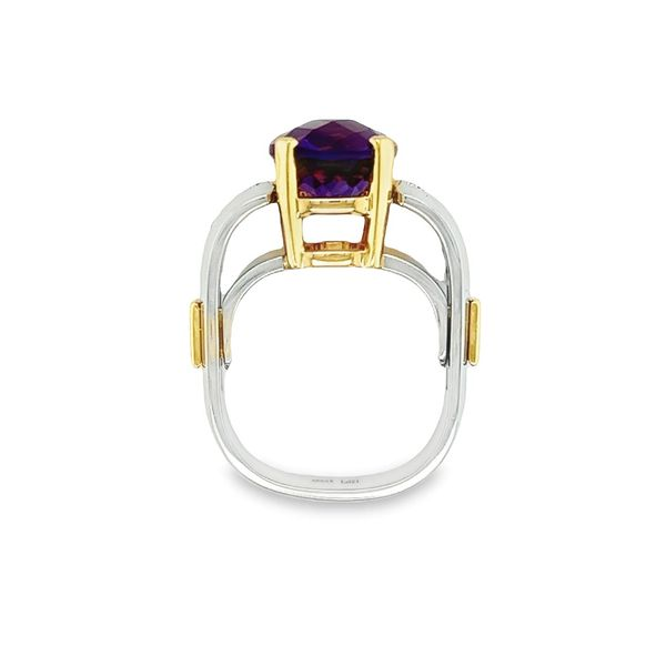 Estate 18k Gold Amethyst Fashion Ring Image 3 Toner Jewelers Overland Park, KS