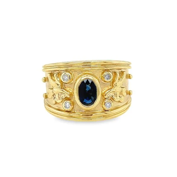 Estate 14k Yellow Gold Sapphire Ring Toner Jewelers Overland Park, KS