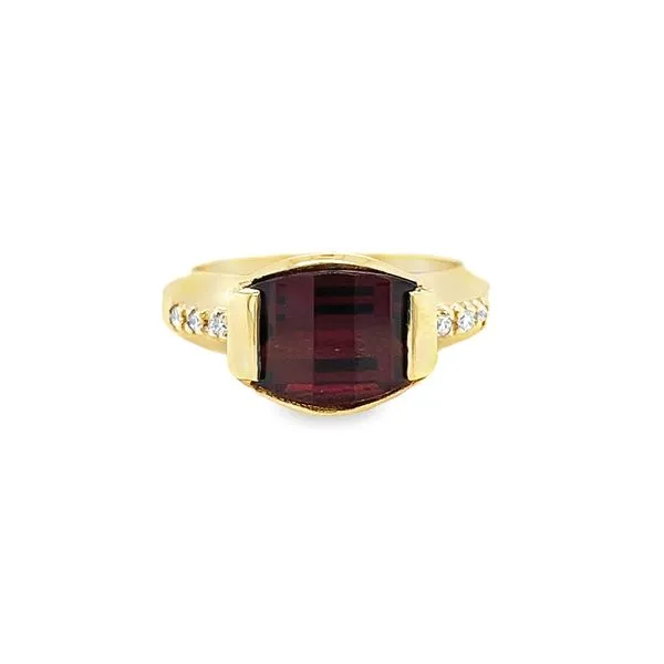 Estate 10k Yellow Gold Garnet Ring Toner Jewelers Overland Park, KS