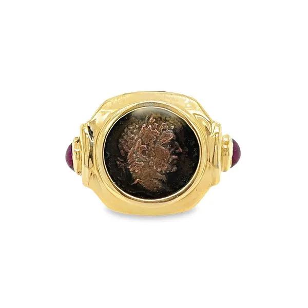 Estate 14k Yellow Gold Coin Ring Toner Jewelers Overland Park, KS