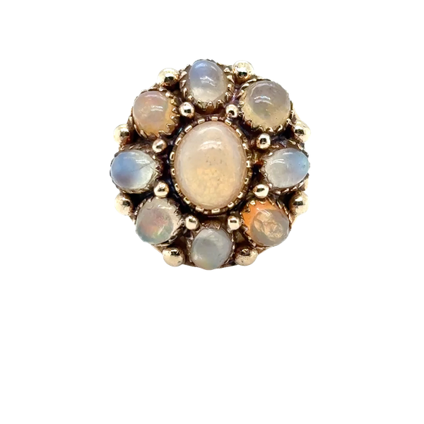 14k Yellow Gold Opal Cluster Ring Toner Jewelers Overland Park, KS