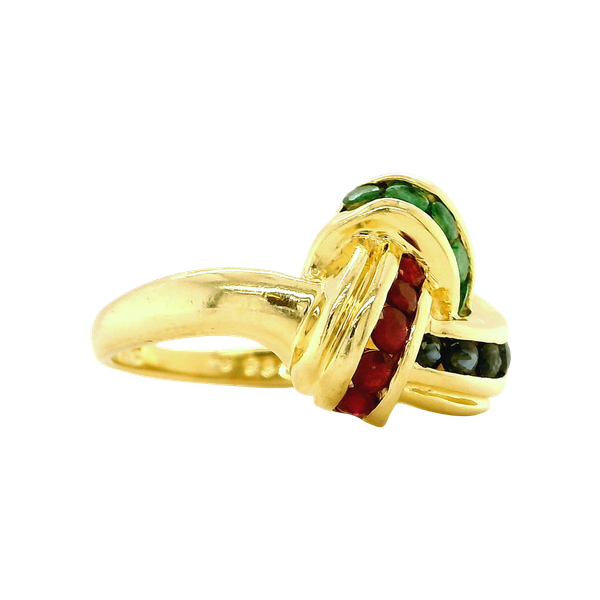 14k Yellow Gold Trilogy Knot Ring Image 3 Toner Jewelers Overland Park, KS