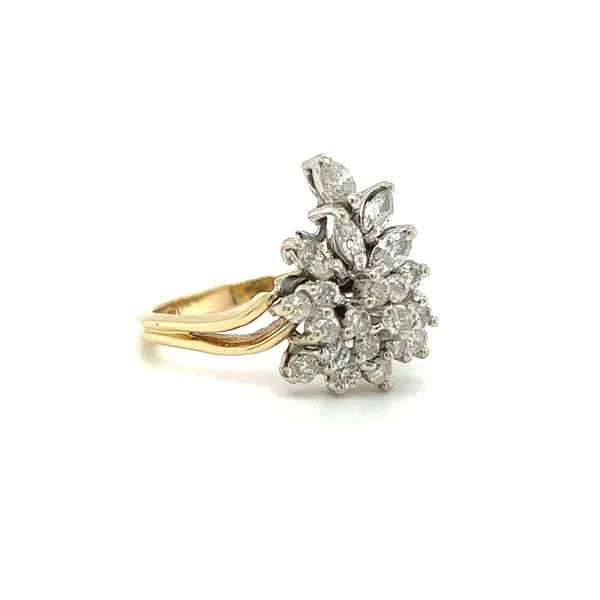 Estate 14 Karat Yellow Gold Diamond Ring Image 2 Toner Jewelers Overland Park, KS