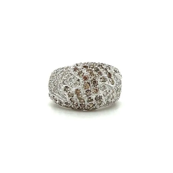 Estate 14 Karat White Gold Pavé Diamond Ring Toner Jewelers Overland Park, KS