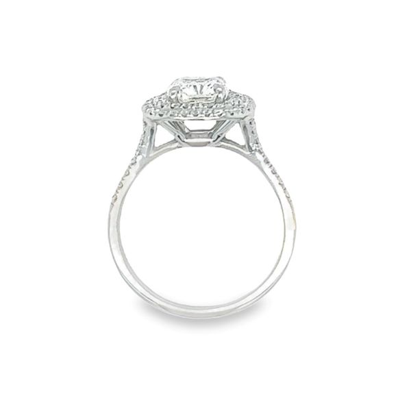 Estate Platinum Diamond Engagement Ring Image 4 Toner Jewelers Overland Park, KS