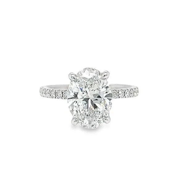 Estate 14k White Gold Oval Diamond Engagement Ring Toner Jewelers Overland Park, KS
