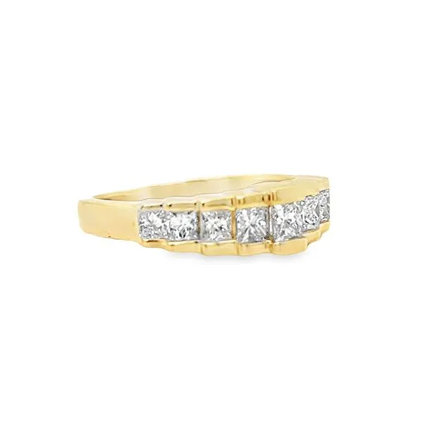 Estate 14k Yellow Gold Diamond Band Image 2 Toner Jewelers Overland Park, KS
