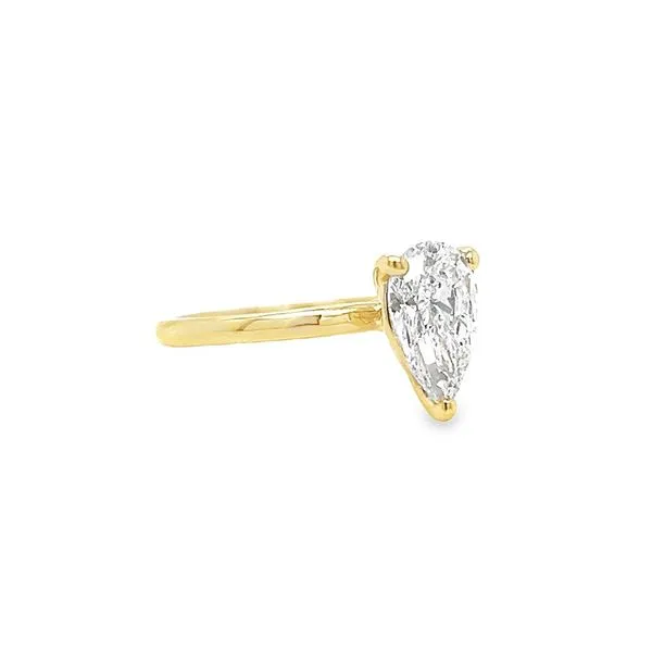 Estate 10k Yellow Gold Lab Diamond Ring Image 2 Toner Jewelers Overland Park, KS