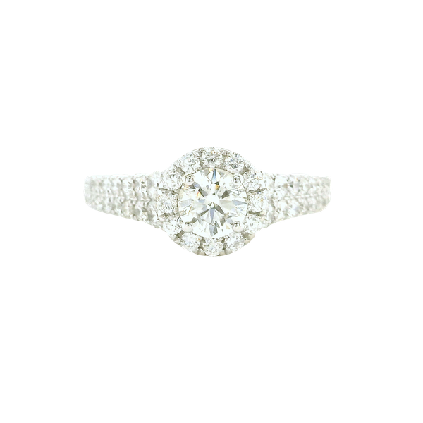 14k White & Rose Gold Engagement Ring Toner Jewelers Overland Park, KS