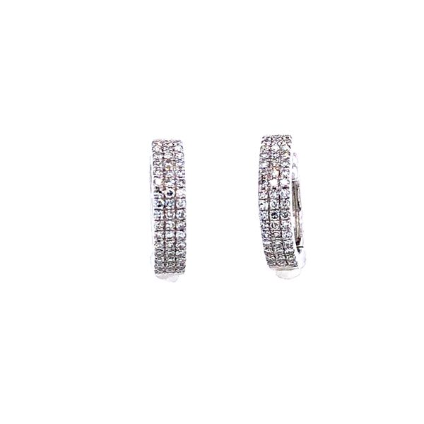 Diamond Huggie Hoop Earrings Towne Square Jewelers Charleston, IL