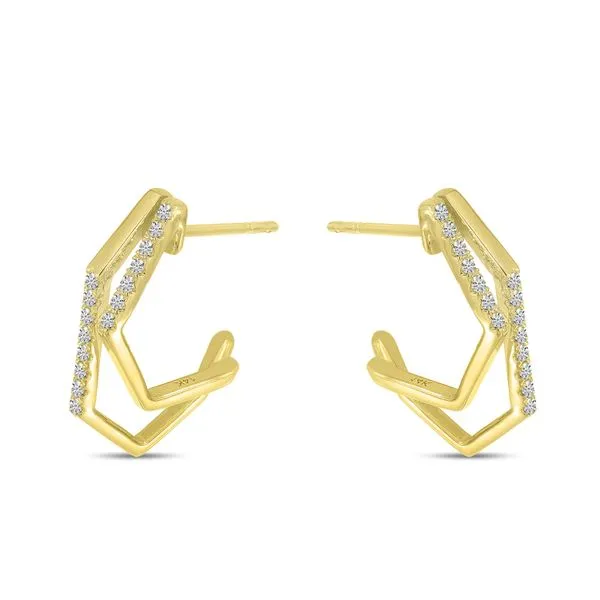 diamond fashion earrings Towne Square Jewelers Charleston, IL
