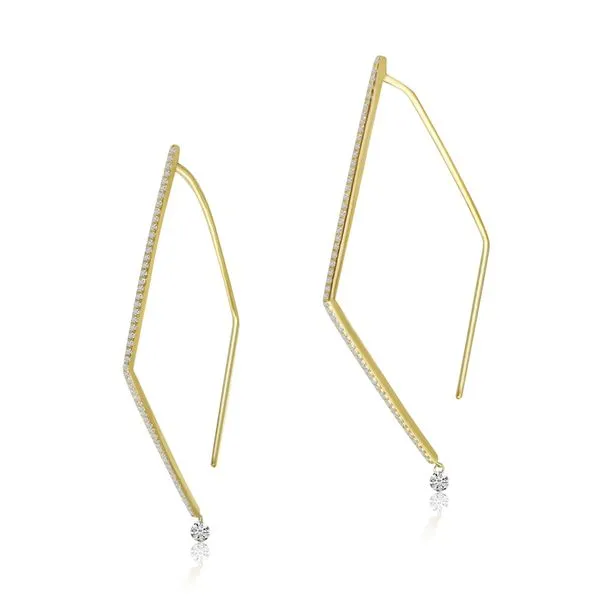 diamond fashion earrings Towne Square Jewelers Charleston, IL