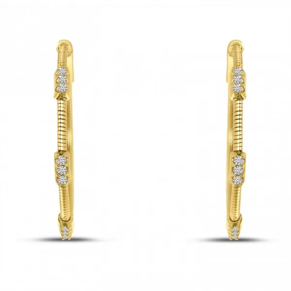 diamond fashion earrings Towne Square Jewelers Charleston, IL