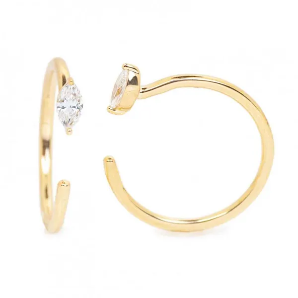 diamond fashion earrings Towne Square Jewelers Charleston, IL