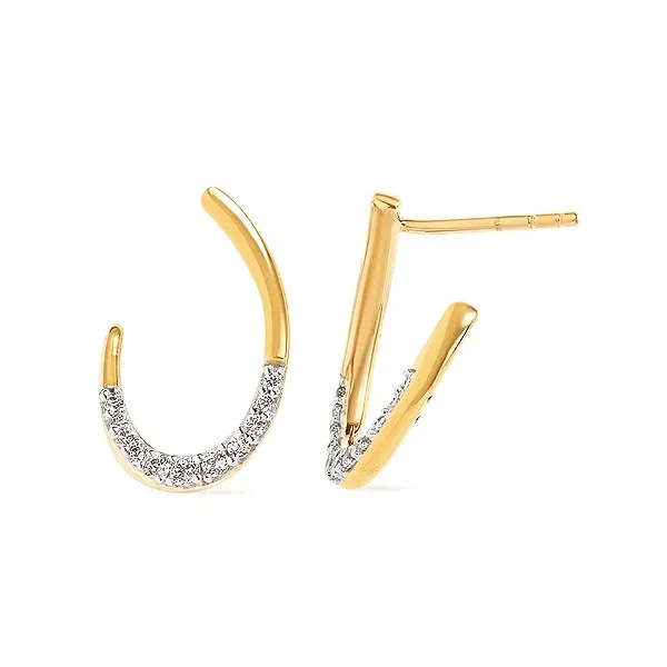 diamond fashion earrings Towne Square Jewelers Charleston, IL