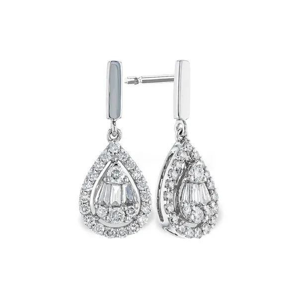 diamond fashion earrings Towne Square Jewelers Charleston, IL