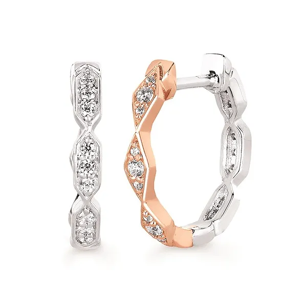 diamond fashion earrings Towne Square Jewelers Charleston, IL