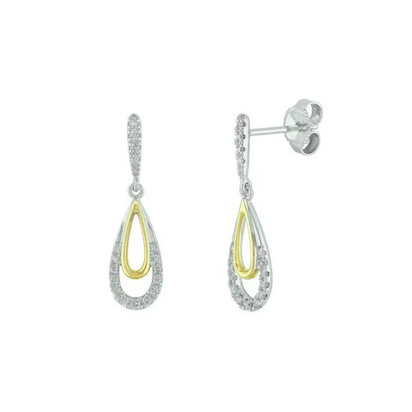 diamond fashion earrings Towne Square Jewelers Charleston, IL