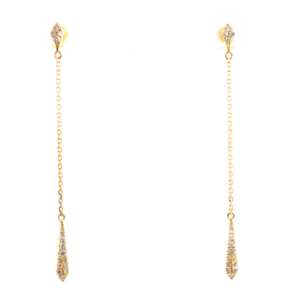 diamond fashion earrings Towne Square Jewelers Charleston, IL