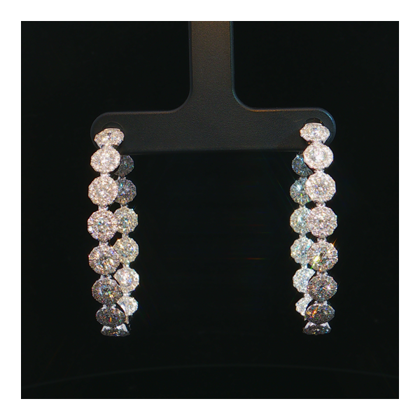 diamond fashion earrings Towne Square Jewelers Charleston, IL
