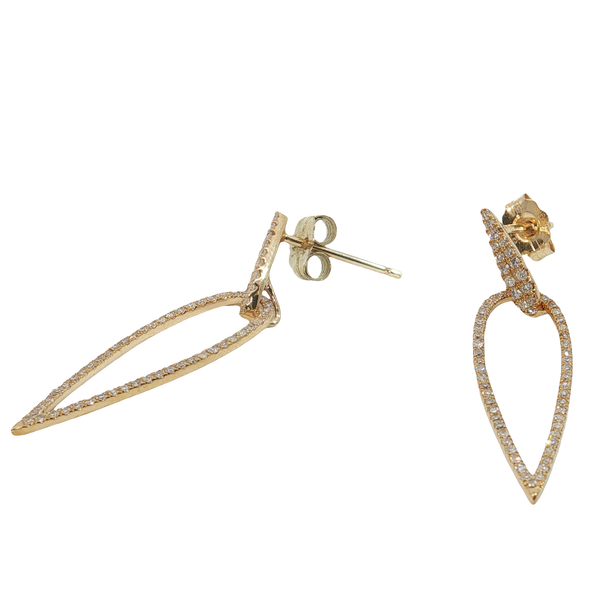 diamond fashion earrings Image 2 Towne Square Jewelers Charleston, IL