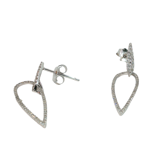 diamond fashion earrings Image 2 Towne Square Jewelers Charleston, IL
