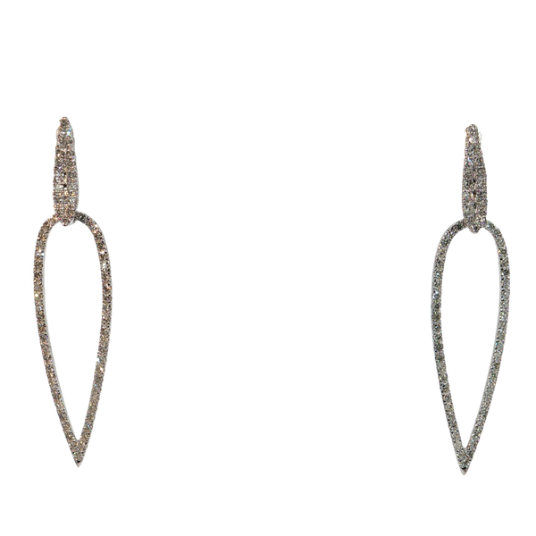 diamond fashion earrings Towne Square Jewelers Charleston, IL