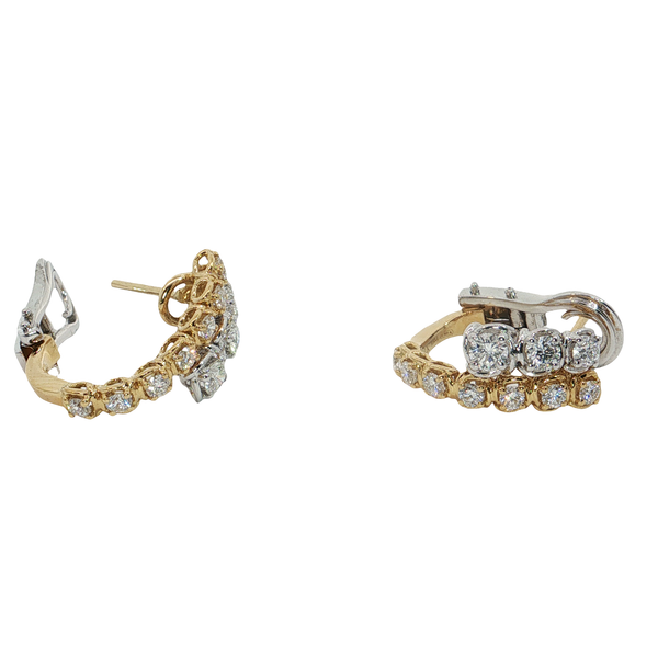 diamond fashion earrings Image 2 Towne Square Jewelers Charleston, IL