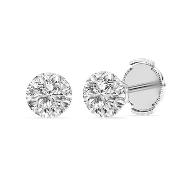 Lab Grown Diamond Earrings Image 3 Towne Square Jewelers Charleston, IL