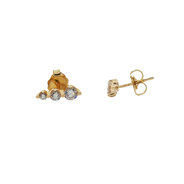 Lab Grown Diamond Earrings Image 2 Towne Square Jewelers Charleston, IL