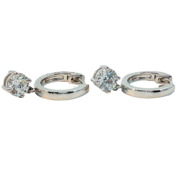 Lab Grown Diamond Earrings Image 3 Towne Square Jewelers Charleston, IL