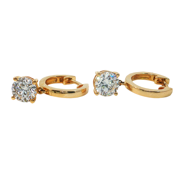 Lab Grown Diamond Earrings Image 3 Towne Square Jewelers Charleston, IL