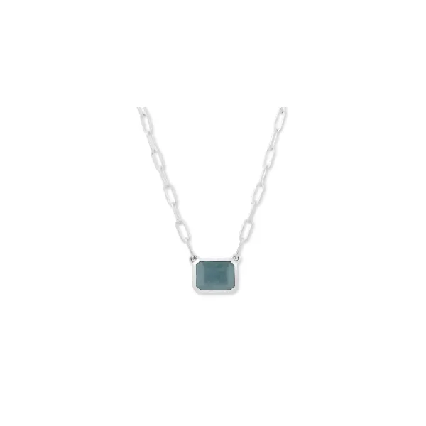 Silver Necklace w/ Stones Towne Square Jewelers Charleston, IL