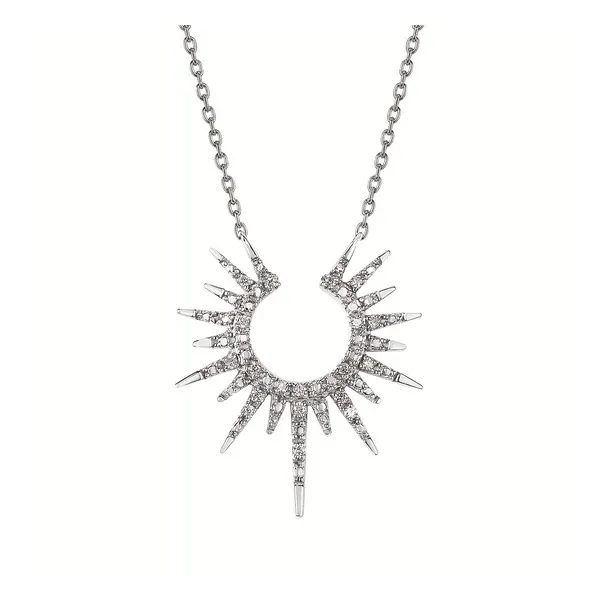 Silver Necklace w/ Stones Towne Square Jewelers Charleston, IL