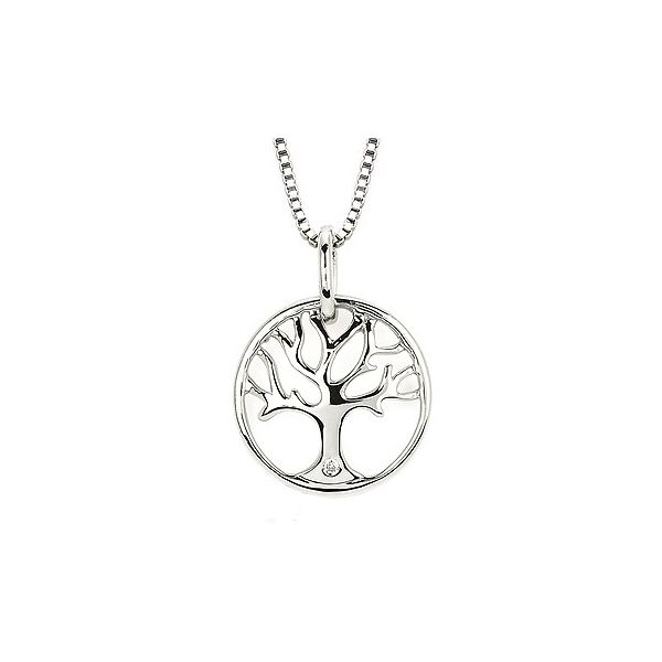 Diamond and Sterling Tree of Life Pendant Towne Square Jewelers Charleston, IL