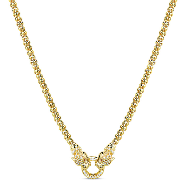 Silver Necklace w/ Stones Towne Square Jewelers Charleston, IL