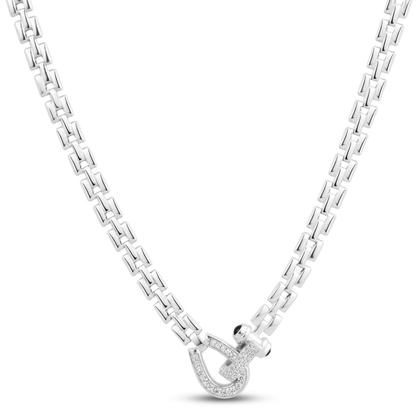 Silver Necklace w/ Stones Towne Square Jewelers Charleston, IL