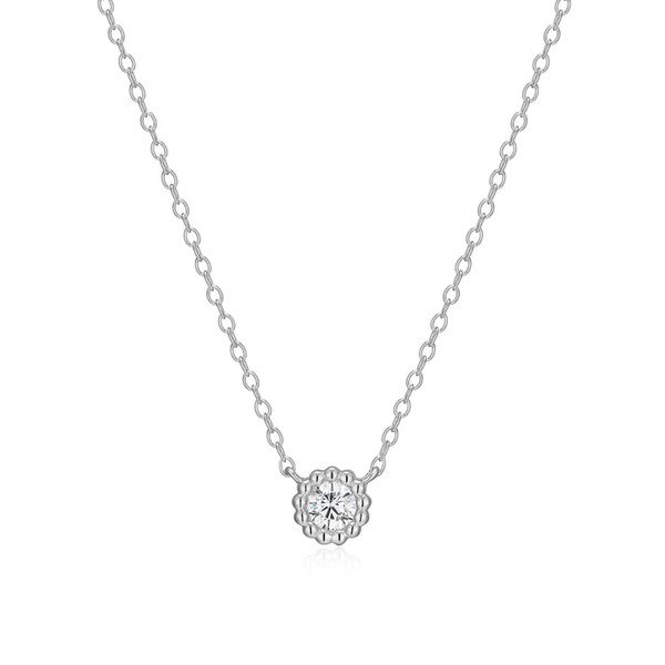 Silver Necklace w/ Stones Towne Square Jewelers Charleston, IL