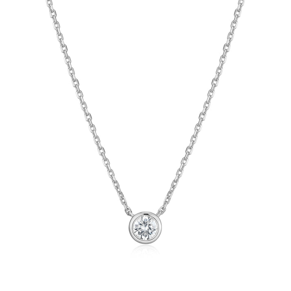 Silver Necklace w/ Stones Towne Square Jewelers Charleston, IL