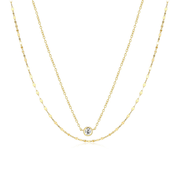 Silver Necklace w/ Stones Towne Square Jewelers Charleston, IL